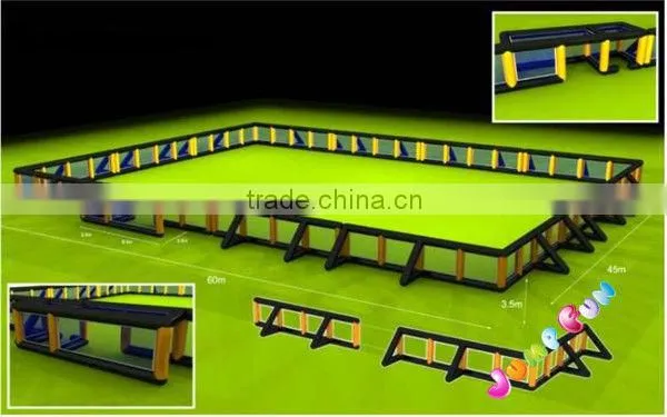 2014 Popular inflatable paintball equipments,Inflatable laster tag bunkers paintball obstacles