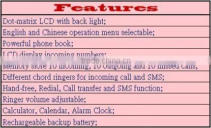 SC-393-GP3G 3G WCDMA GSM Fixed Wireless Phone with high quality
