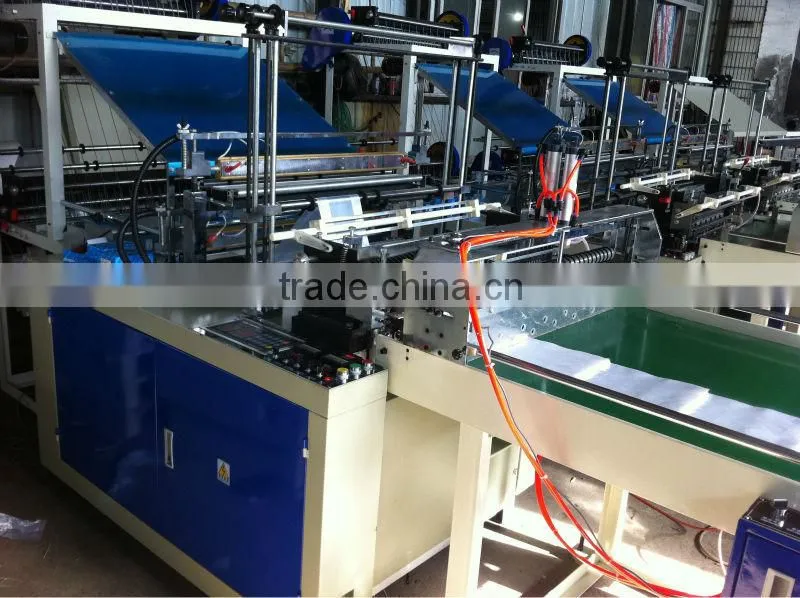 Computer control Handle bag making machine