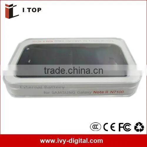 For Samsung Galaxy Note 2 N7100 Mobile Buckup Battery Case 3200mAh