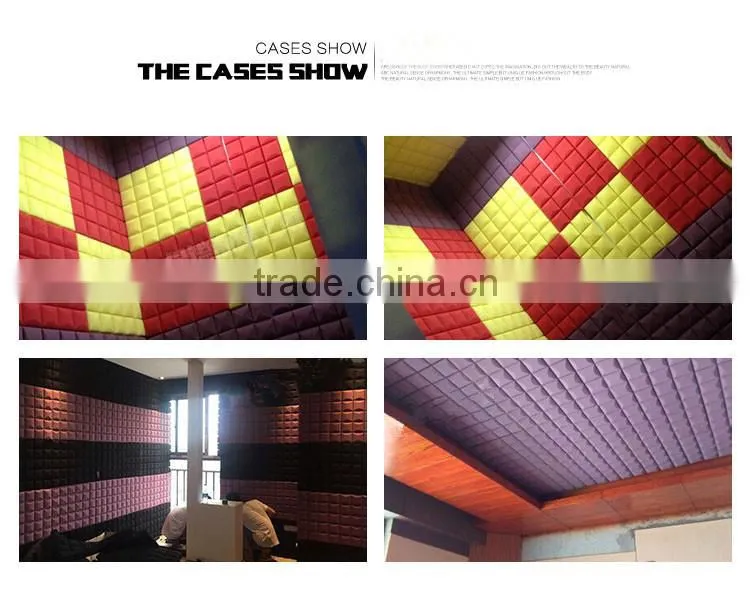Hot saling sound insulation sponge acoustic foam block