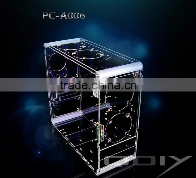 PC-A006 Acrylic Customised Vertical ATX Computer Case