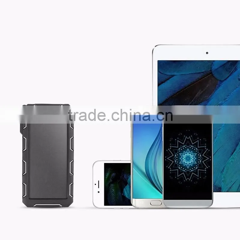 Waterproof 15000mah universal solar power bank cell phone charger 5v 2a for laptop