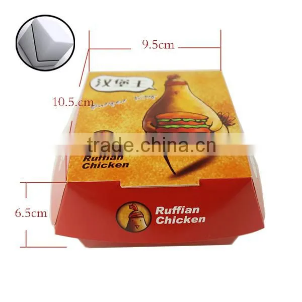 food grade paper salad box with window accepted OEM service