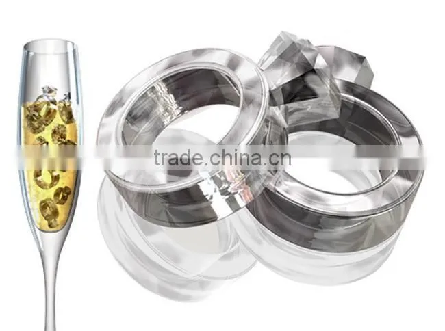 For Valentine's Day Special Design Wedding Propose used love Silicone wedding ring Ice Tray