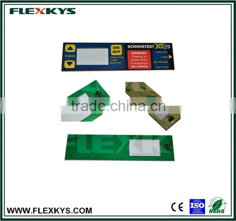 Matrix PCB waterproof membrane switch for household appliances heat resisting