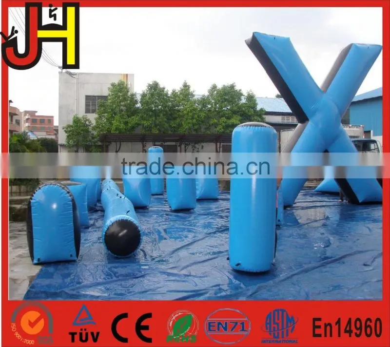Most Popular Selling Attractive PVC Inflatable Paintball Bunker Shooting Types for Outdoor Activities