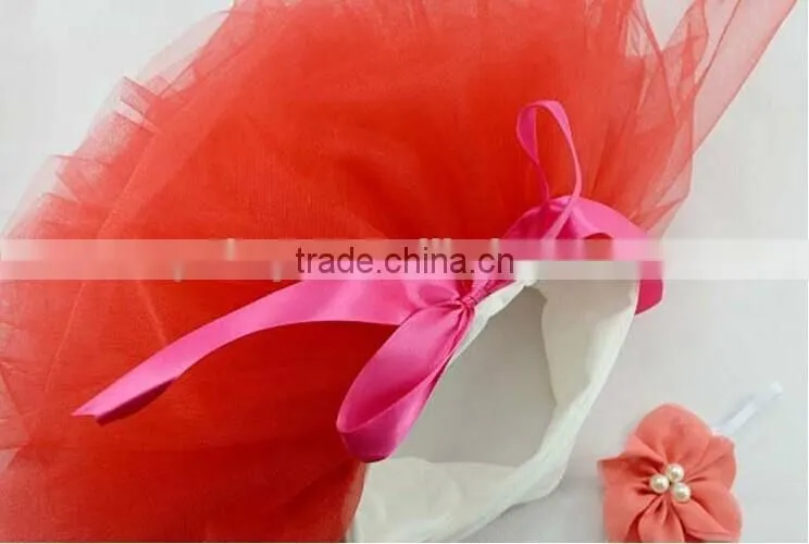 Baby tutu dress matched boutique headband baby photography props designed for newborn baby