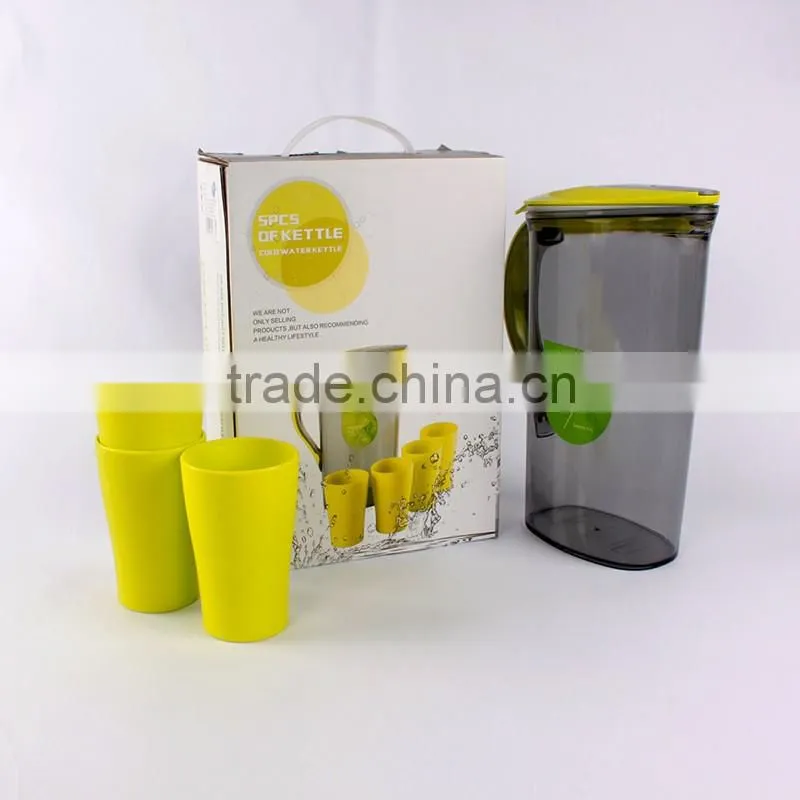 Custom printed cardboard paper box for bottle with plastic handle