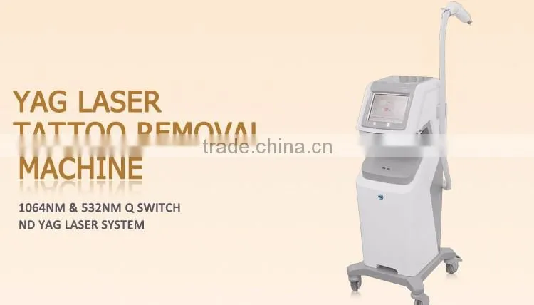 2016 professional salon use q switch nd yag laser tattoo removal system
