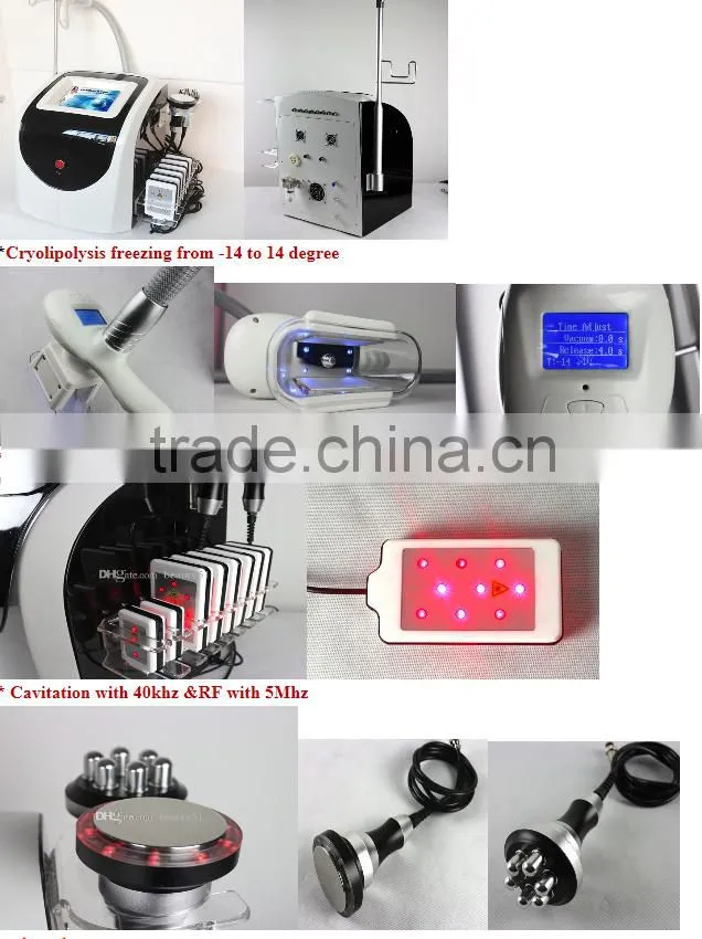 freezing body fat procedure systerm/fat freeze rf cavitation weight loss/laser freeze fat removal