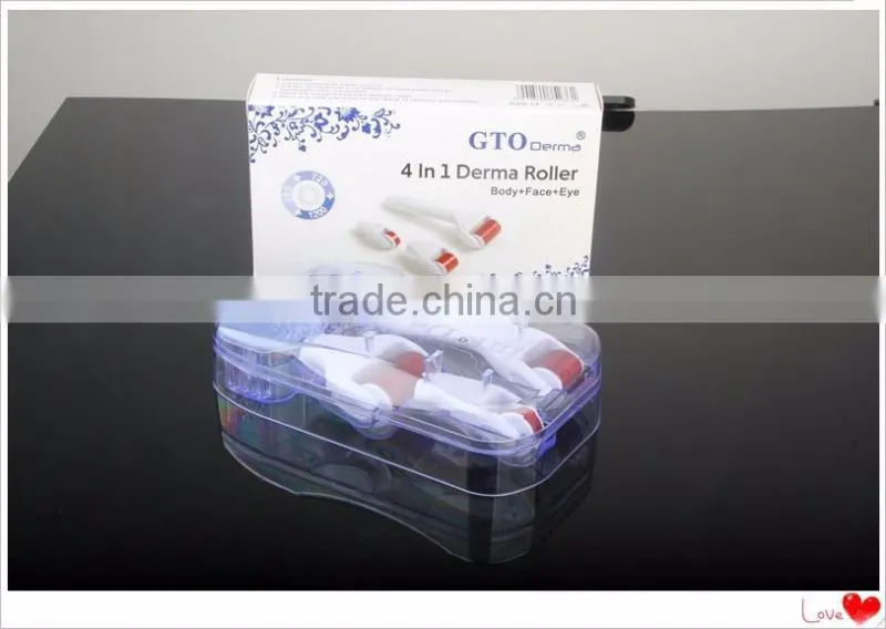 Factory Direct Supply Newest GTO Brand 4 in 1 Derma Roller