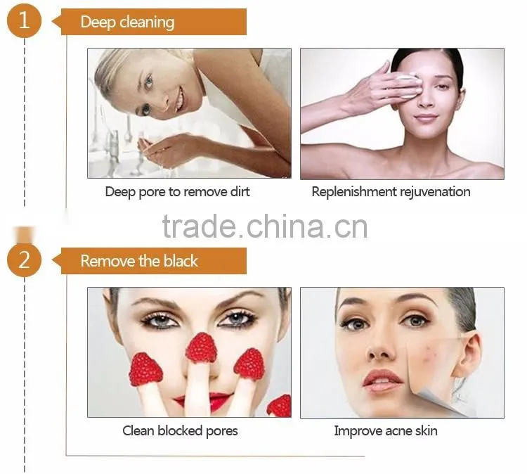 Small portable Multi-function ultrasonic facial equipment iontophoresis ion beauty device
