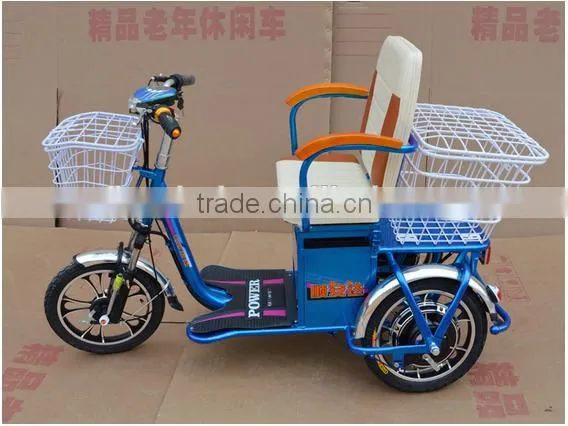 adult 3 wheel electric bicycle /electric three wheel bicycle 48V