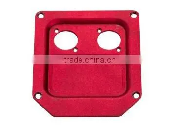 Aluminium back panel for speakers