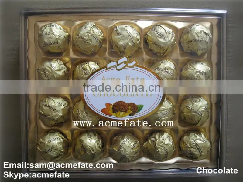 HACCP & ISO hot sell sweet compound gift chocolate food