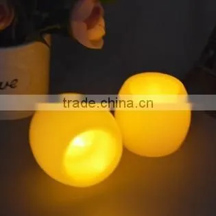 LPL058 indoor decoration round shape bulk led candle