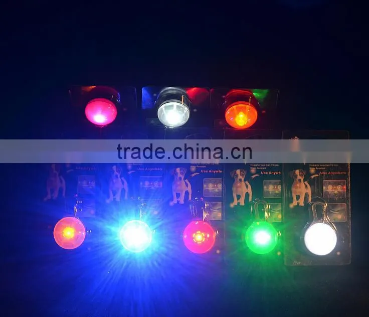 dog collar light, dog safety light, portable LED light