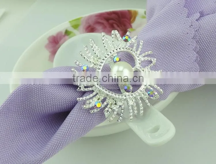 NR026 bulk wholesale jeweled napkin ring