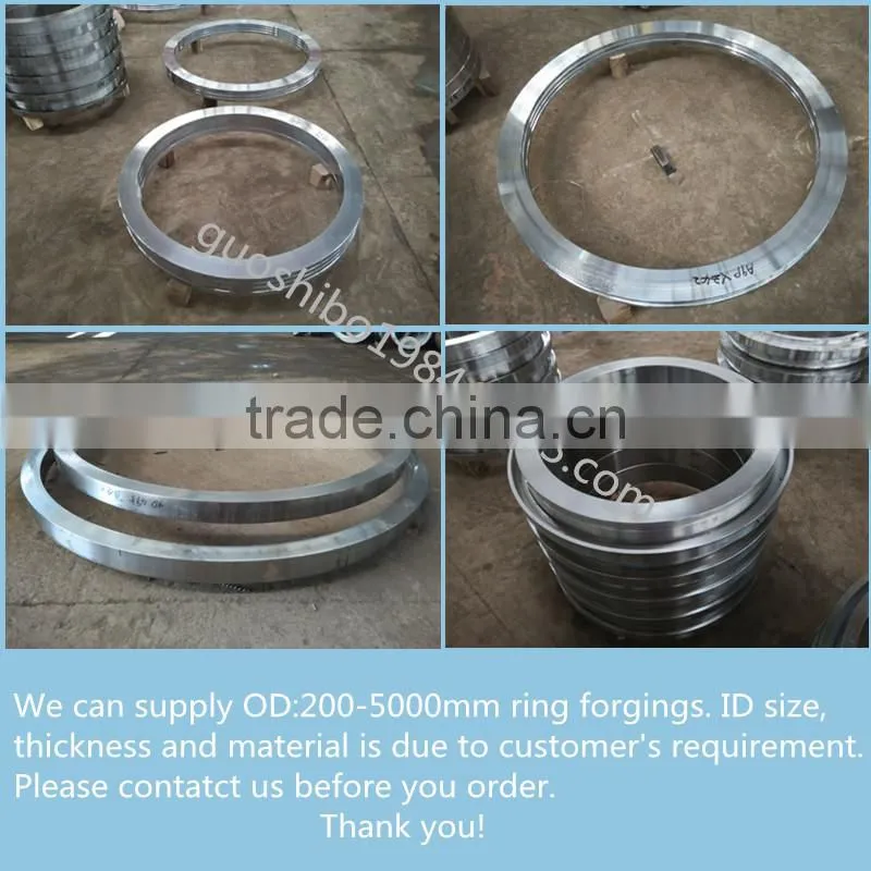 42CrMo4 / 50Mn / S48C / C35 / C45 Hot Forged Rings