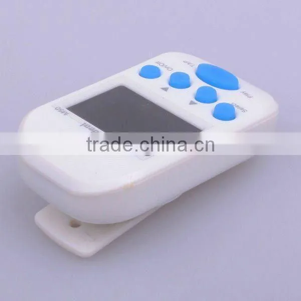 White Clip-on LCD Digital Beat Tempo Mini Metronome