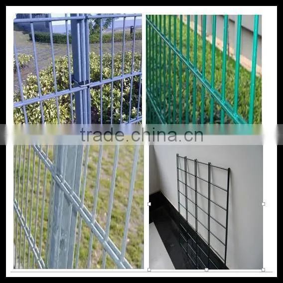 wholesale Powder Coated CE&ISO certificated Double Wire Fence Panel(professional manufacturer)