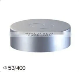 Pharmaceutical Cosmetic Lotion Liquid Bottle Container Closure Press 53/400 aluminium lid bottle plastic screw cap