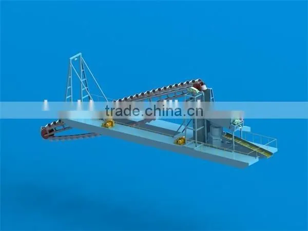 Qingzhou gold dredger/ bucket gold dredger for sale