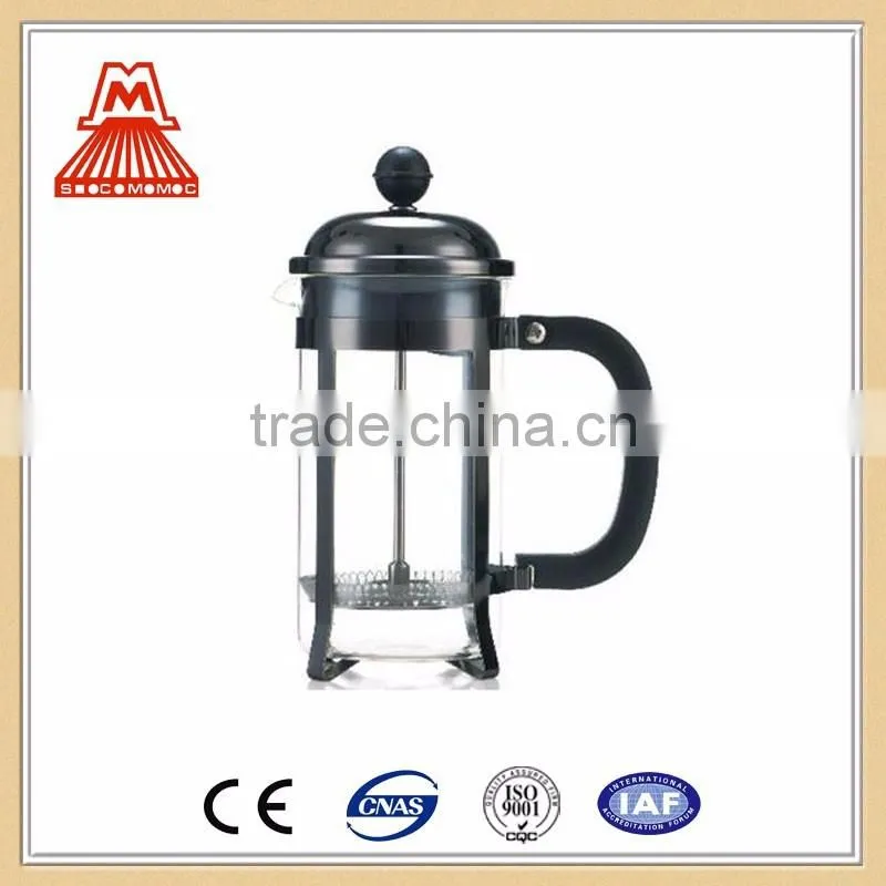 Alibaba express china W124-CP053 Customized glass french press coffee