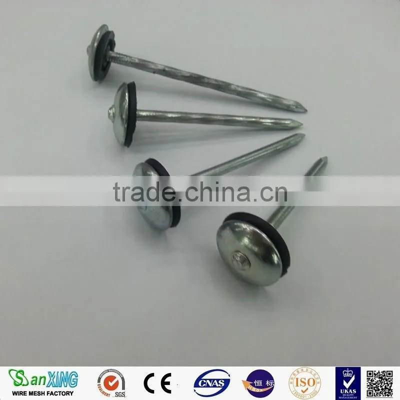 China anping sanxing 2.5" umbrella roofing nail