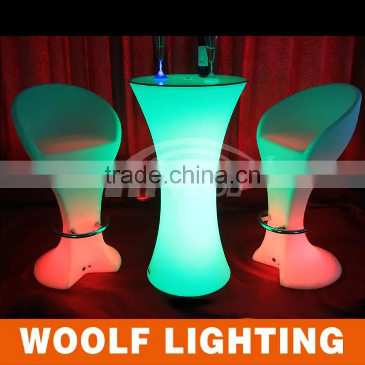 Movable Plastic Outdoor Party Events Used Furniture LED Light
