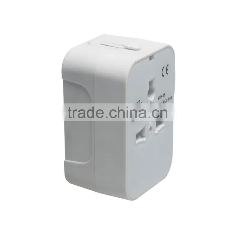 Factory Price USB Universal Portable Travel Plug Unique Travel Plug Superb Quality AC 250V Customized with double USB port
