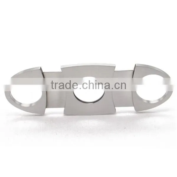 Stainless steel cigar cutter