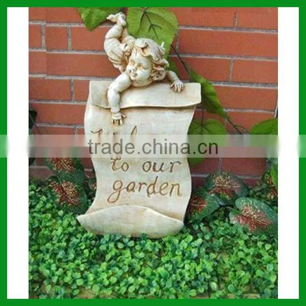 FO-6313 Polyresin Angel Garden Statue