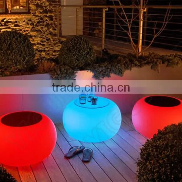 2015 hot sales Led bedroom furniture table