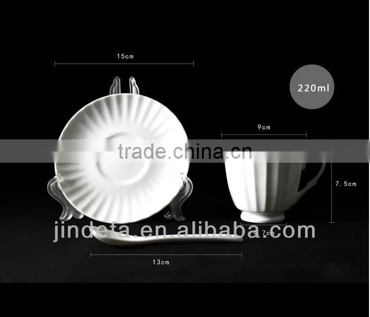 cappuccino porcelain coffee cup and saucer