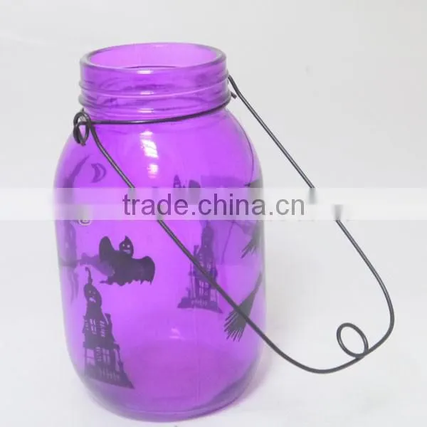 glass lantens with handle