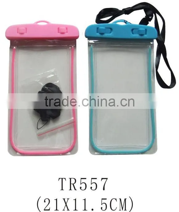 Clear PVC Waterproof Bag for Mobile or Camera