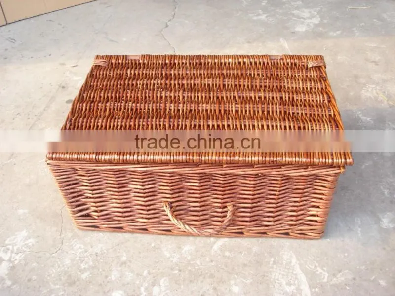 east flower basket cheap weave empty wicker picnic basket