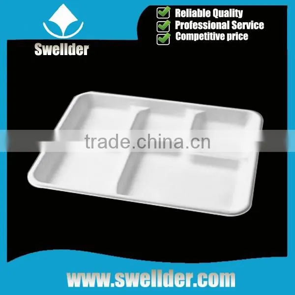 Swellder eco-friendly plastic dinner plate with lid