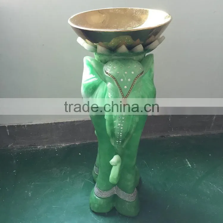 Polyresin elephant home decoration