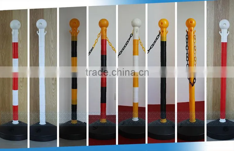 plastic stanchion/plastic fence barrier/queue barrier