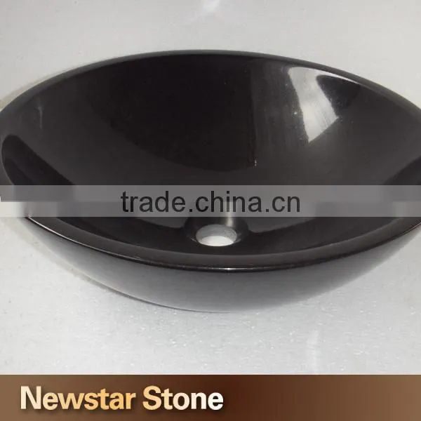 Made in China black granite kitchen sink stone