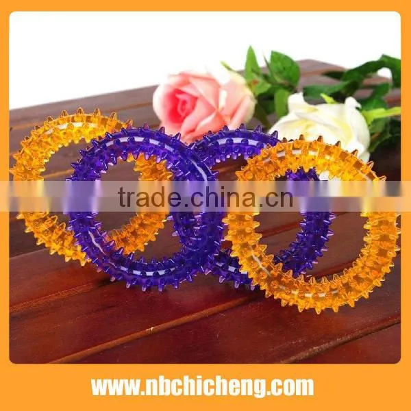 Colorful Dog Plastic Ring Dog Toy