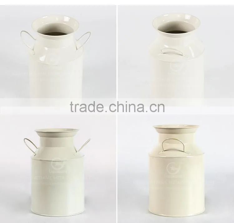 garden iron powder coating white jug the bottle water jug in garden