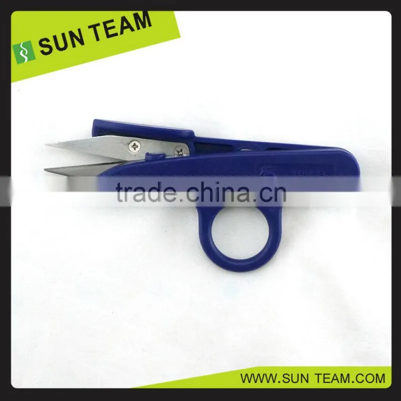 ST003 4.5" FDA durable plastic handle Cotton yarn cutting scissors
