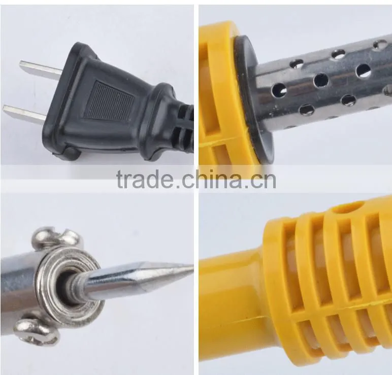 electric soldering iron,plastic handle soldering iron,external heated soldering iron