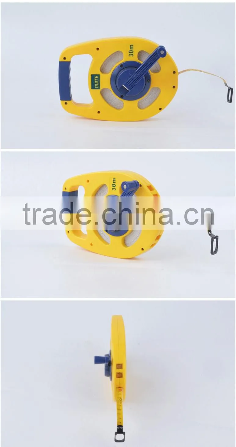 Double Sides Printed ABS Case Fibreglass Long Fabric Tape Measure Open Reel series Fiberglass Long Machinist Tape Measure