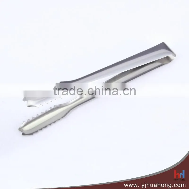Hot Sale Stainless Steel Ice Cube Tongs HT-SS26