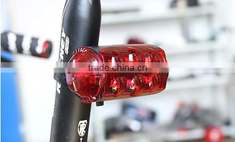 2016 New SD-780 HOT 10 LEDs 8 Modes Water Resistant Bicycle Light Super Bright Bicycle Safety Seatpost Cycling Light